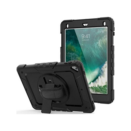 iPad Pro 9.7" Defender Standlı Zırhlı Tablet Kılıfı