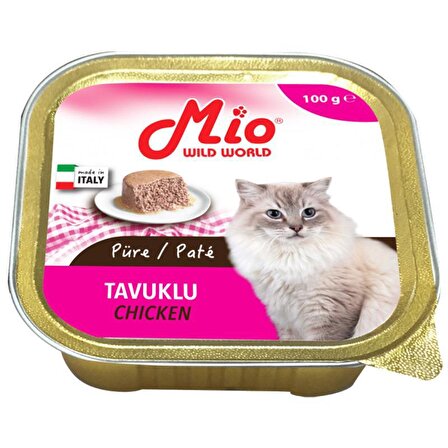 Mio Tavuklu Püre Konserve Kedi Maması 100 gr