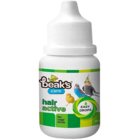 Beaks Hair Active Kuşlar İçin Vitamin 25 Ml