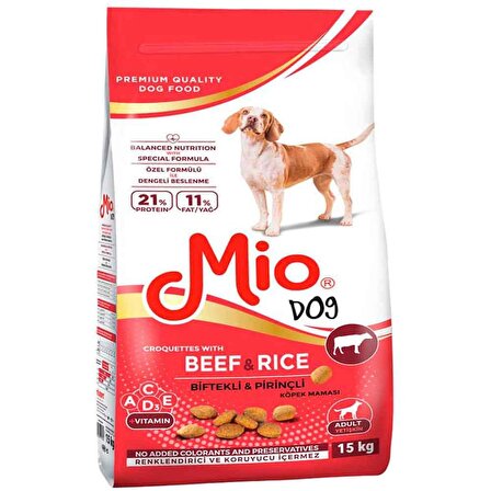 Mio Köpek Maması Biftekli 15 Kg