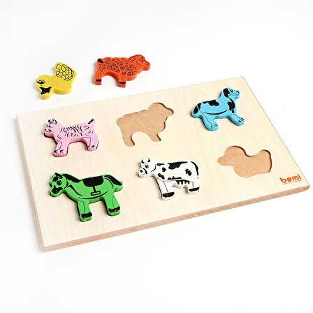 Bemi Hayvanlar Çocuk Puzzle