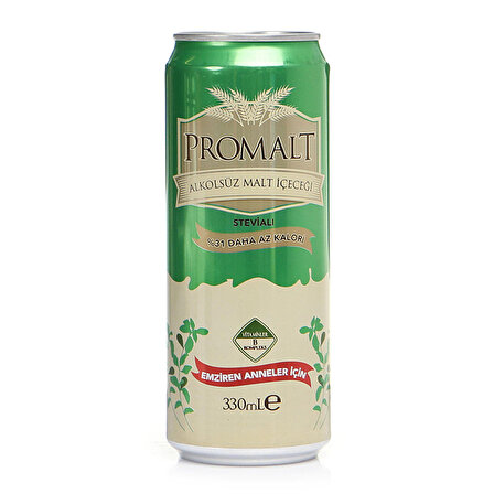 Promalt Stevialı  Alkolsüz Malt İçeceği 330 ml