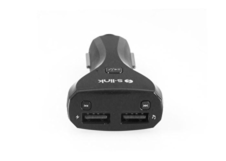 S-link SL-BT30 MP3 Usb + Bluetooth Destekli 2*Usb 2.1A Fm Transmitter