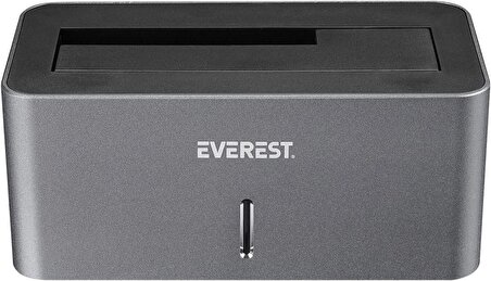 Everest HD3-530 2.5''/3.5'' USB3.0 6Gbps/UASP 4TB/6TB/8TB Docking Harddisk Kutusu