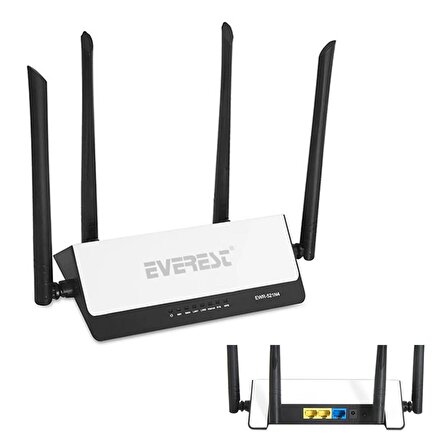 ACCESS POINT REPEATER 2PORT 3000MBPS EVEREST EWR-521N4