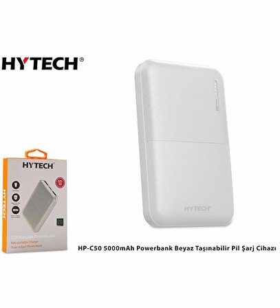 Hytech HP-C50 5000 mAh Hızlı Şarj Powerbank