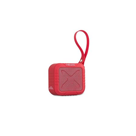 Mikado Handy AUX+TF Destekli 5W Kırmızı Bluetooth Hoparlör