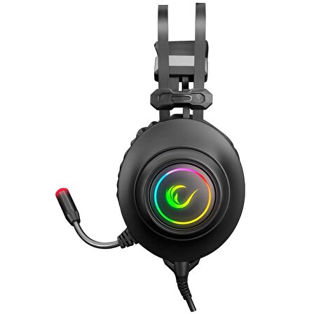 Rampage RM-K1 PULSAR Siyah Usb 7.1 Surround+Titreşim RGB Işık Efektli Gaming Oyuncu Mikrofonlu Kulaklık