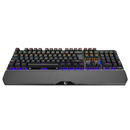 Rampage KB-R81 ROCKET Red Switch Gökkuşağı Ledli RGB Şeritli Metal Yüzey Mekanik Gaming Oyuncu Klavye