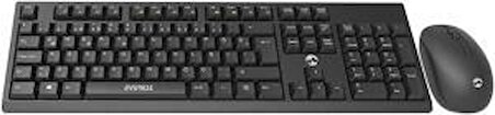 Everest KM-2510 Kablosuz Q Multimedia Klavye + Mouse Set Siyah