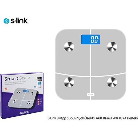 S-Link Swapp SL-SBS7 Akıllı Tartı Gri