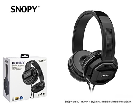 Snopy Sn-101 Bonny Mikrofonlu Stereo Oyuncu Kulak Üstü Kablolu Kulaklık