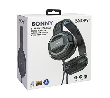 Snopy Sn-101 Bonny Mikrofonlu Stereo Oyuncu Kulak Üstü Kablolu Kulaklık