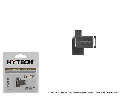 Hytech HY-XUFOT64 64Gb Type-C OTG Flash Bellek