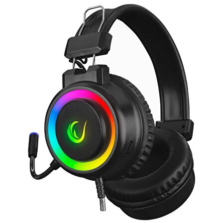 Rampage SN-R10 ALQUIST Siyah 3,5mm RGB Gaming Oyuncu Mikrofonlu Kulaklık