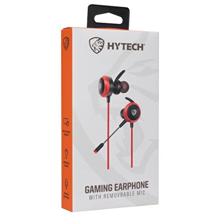 Hytech HY-GK2 3,5 Oyuncu Esnek Mikrofonlu Kırmızı Kulakiçi Kulaklık