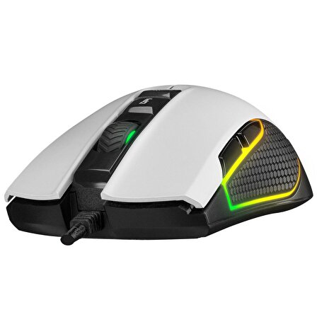 Rampage Smx-r600 Python Usb Beyaz 12400dpi Gaming Oyuncu Mouse