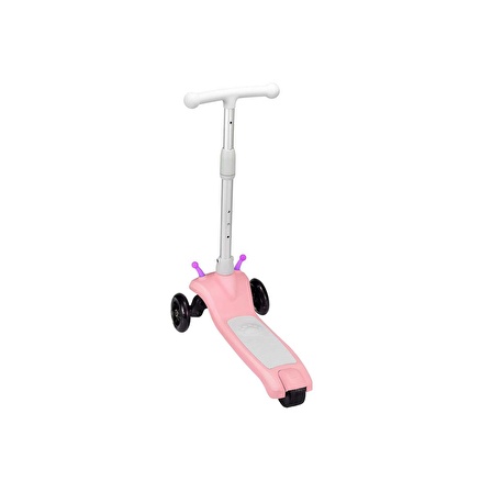 Snopy Omi Series ABK1 Pembe 6km/h 100w LG Bataryalı Taşınabilir Elektrikli Çocuk Scooter