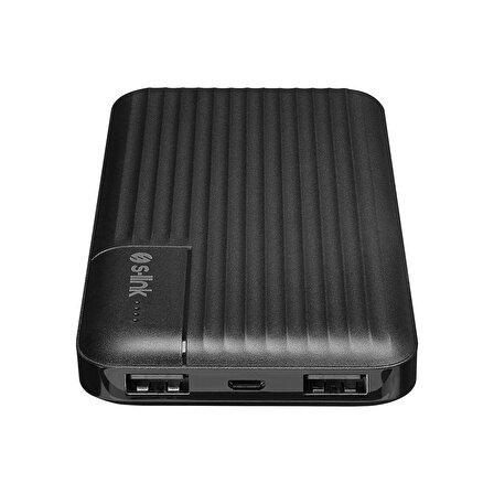 S-Link G101 10000 mAh 2*USB Çıkış + 1*Micro Giriş Siyah Taşınabilir Şarj Aleti