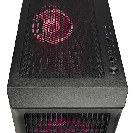 Rampage PROLIX Mesh 850W 80+ 4*12cm ARGB Fan+Kontrolcü Manyetik Temperli Camlı ATX Mid-T Gaming Oyuncu Kasası