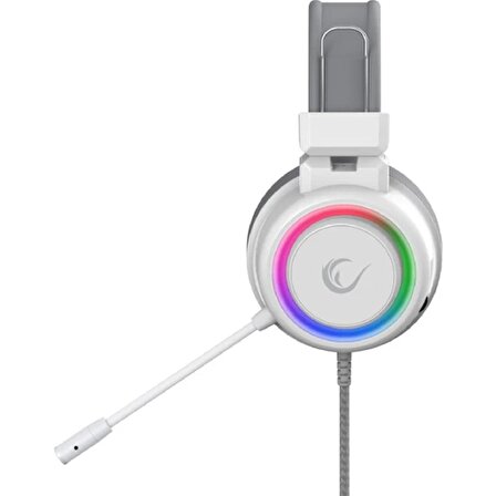 Rampage SN-R10 ALQUIST Beyaz 3,5mm RGB Gaming Oyuncu Mikrofonlu Kulaklık