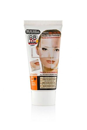 New Well Skin Natural BB Cream Light 50 Ml. (BB Krem Cilt Kusursuzlaştırıcı-Açık Ton)