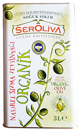 Seroliva Naturel Sızma Zeytinyağı Siyah Zeytinyağı 3 lt 