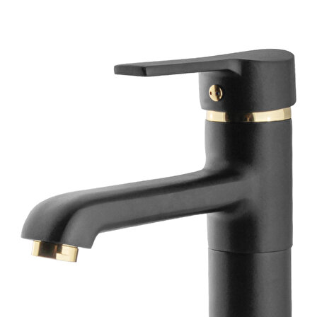 Cms Siyah Çanak Lavabo Bataryası yüksek model lavabo musluğu siyah