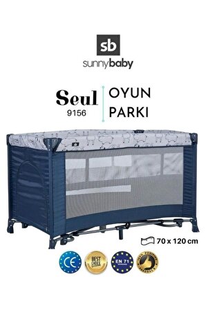 Sunny Baby 9156 Seul Oyun Parkı 70X120 cm Lacivert
