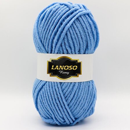 Lanoso Remy El Örgü İpliği - 940 Bebe Mavi