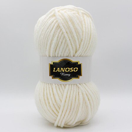 Lanoso Remy El Örgü İpliği - 955 Beyaz