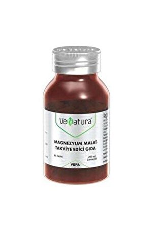 Venatura Magnezyum Malat Takviye Edici Gida 60 Tablet