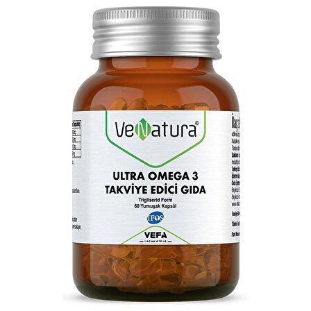 Venatura Ultra Omega 3 Takviye Edici Gida 60 Kapsül