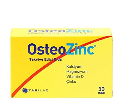 Tab Osteozinc Takviye Edici Gıda 30 Tablet