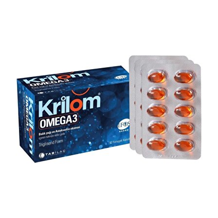 Tab Krilom Omega 3 Balık Yağı 50 Kapsül