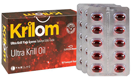 Tab Krilom Ultra Krill Yağı 30 Kapsül