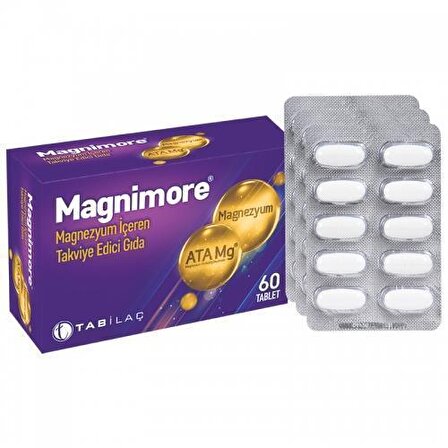 Tab Magnimore Magnezyum 60 Tablet