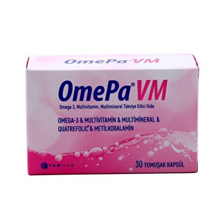 Tab Omepa Vm Omega 3 - Multivitamin - Multimineral 30 Kapsul