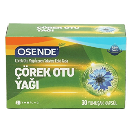 Osende Çörek Otu Yağı 30 Yumuşak Kapsül