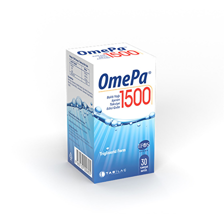 Tab Omepa 1500 Mg Balık Yağı 30 Kapsül
