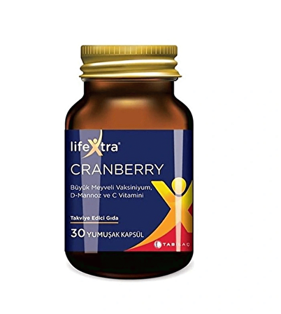 Tab İlaç Lifextra Cranberry 30 Kapsül