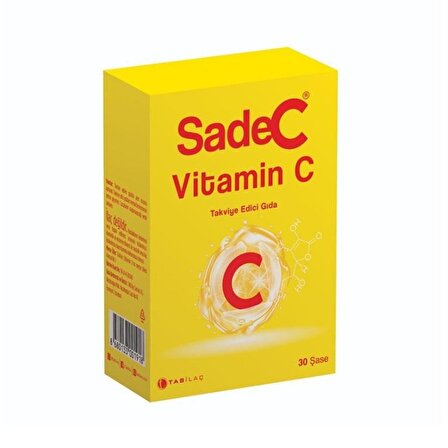 SadeC Vitamin C 1000 Mg 30 Saşe - AROMASIZ