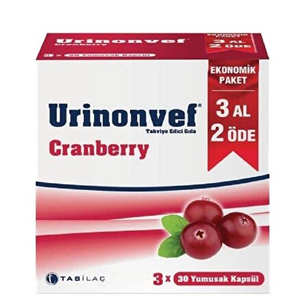 Urinonvef Cranberry 2li Paket