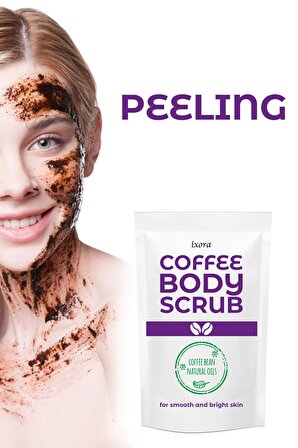 ixora Coffee Body Scrub Kahveli Peeling 200 gr