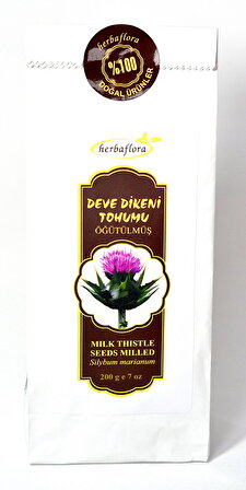 Herbaflora Deve Dikeni Tohumu (Milk Thistle Seeds Milled) -200 g