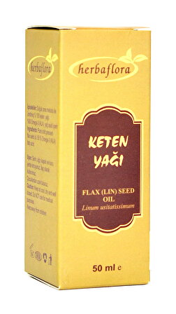 Herbaflora Keten Yağı (Flax Seed Oil) -50 ml