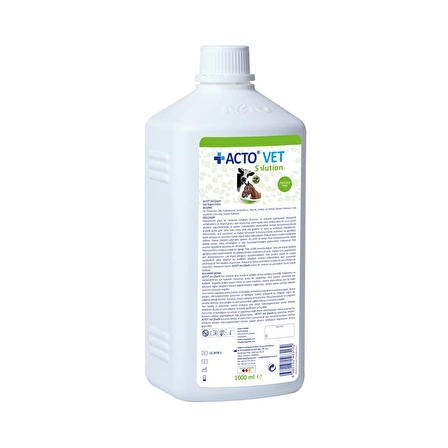 ACTO® VET SOLUTION 1L Büyükbaş Hayvanlar için Yara Bakım Solüsyonu