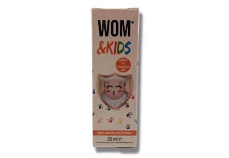 Wom & Kids Hamile ve Çocuklar İçin Ağız Bakım Solüsyonu 20 ml 