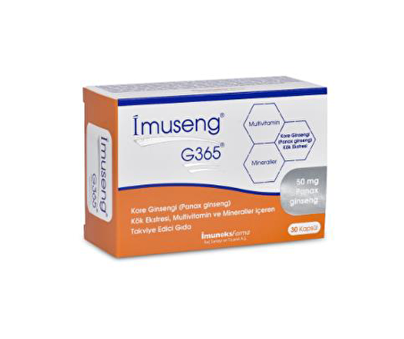 İmuneks Farma İmuseng G365 30 Kapsül