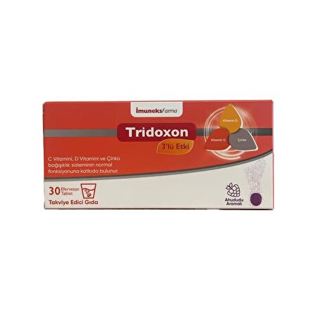 İmuneks Tridoxon 30 Efervesan Tablet